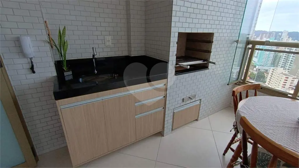 Apartamento para Venda em Praia Grande, Canto do Forte, 2 dormitórios, 1 suíte, 2 banheiros, 2 vagas