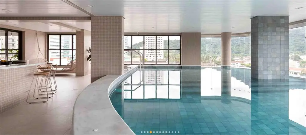 Apartamento para Venda em Praia Grande, Forte, 3 dormitórios, 3 suítes, 4 banheiros, 2 vagas