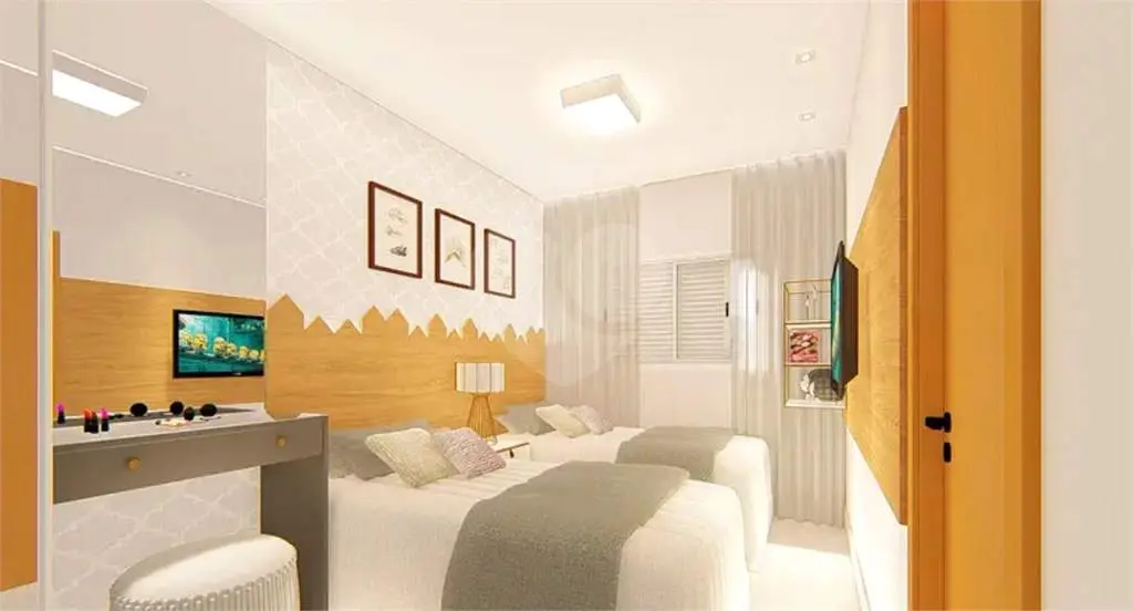 Apartamento para Venda em Praia Grande, Forte, 3 dormitórios, 3 suítes, 4 banheiros, 2 vagas