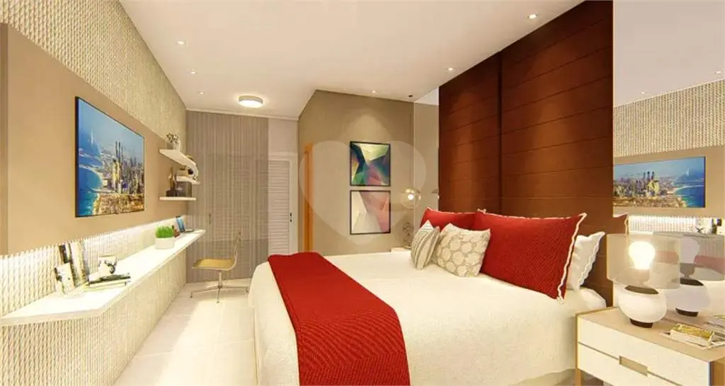 Apartamento para Venda em Praia Grande, Forte, 3 dormitórios, 3 suítes, 4 banheiros, 2 vagas