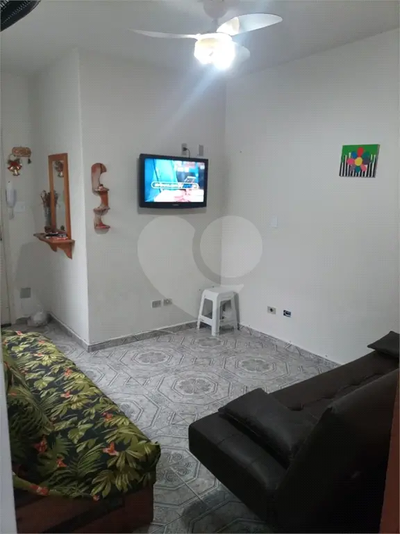 Apartamento para Venda em Praia Grande, Ocian, 1 dormitório, 1 banheiro, 1 vaga