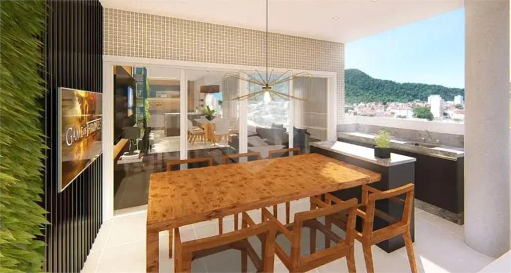Apartamento para Venda em Praia Grande, Forte, 3 dormitórios, 3 suítes, 4 banheiros, 2 vagas