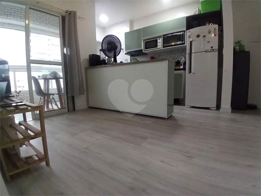 Apartamento para Venda em Praia Grande, Caiçara, 1 dormitório, 1 banheiro, 1 vaga