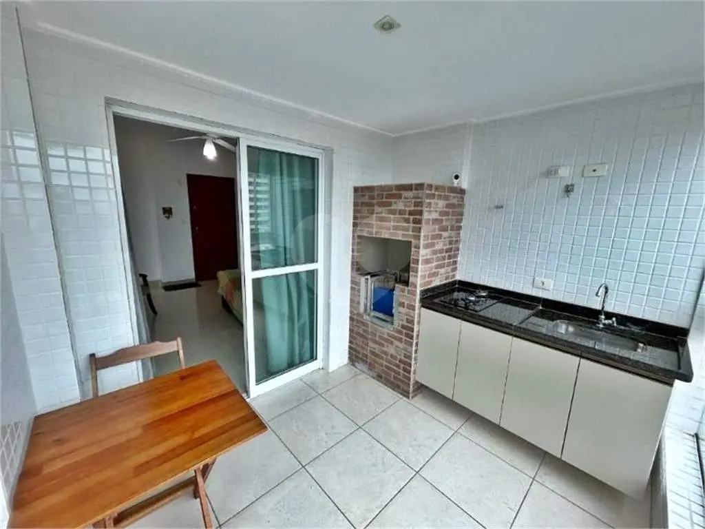 Apartamento para Venda em Praia Grande, Canto do Forte, 1 dormitório, 1 banheiro, 1 vaga