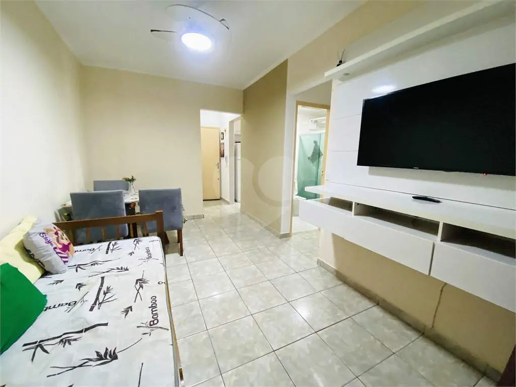 Apartamento para Venda em Praia Grande, Cidade Ocian, 1 dormitório, 1 banheiro, 1 vaga