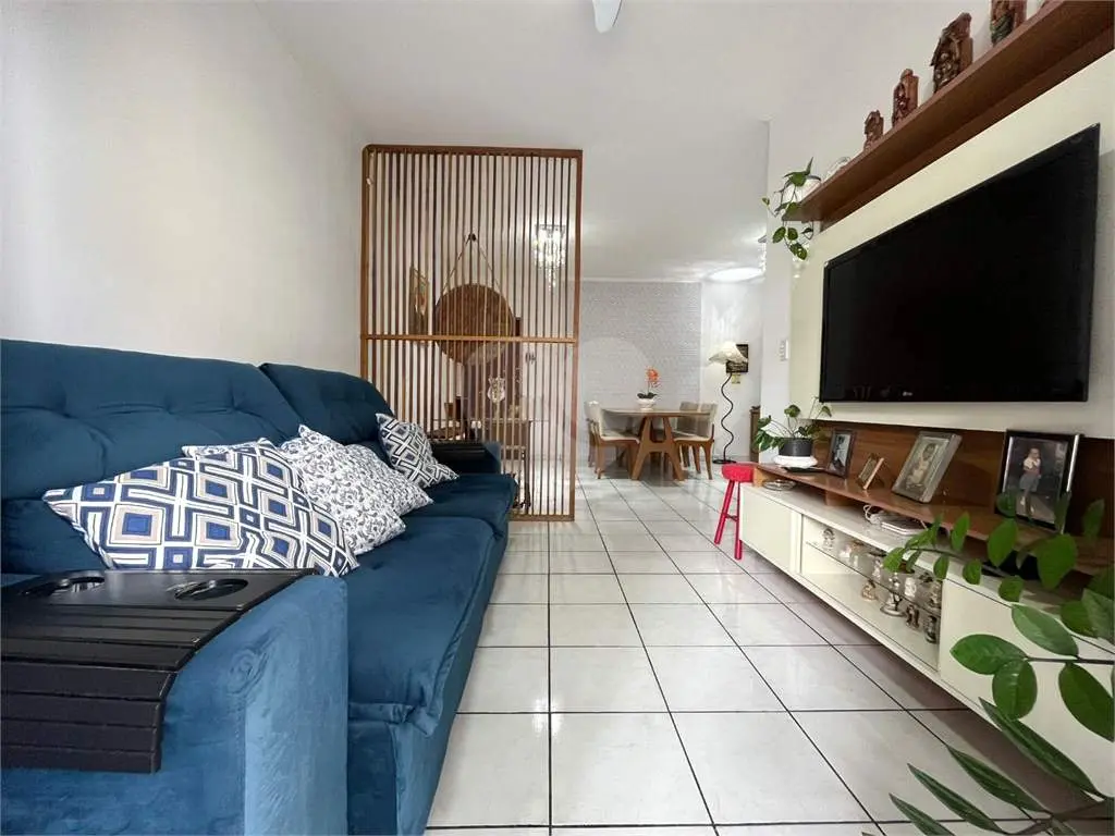Apartamento para Venda em Praia Grande, Tupi, 2 dormitórios, 1 suíte, 2 banheiros, 1 vaga