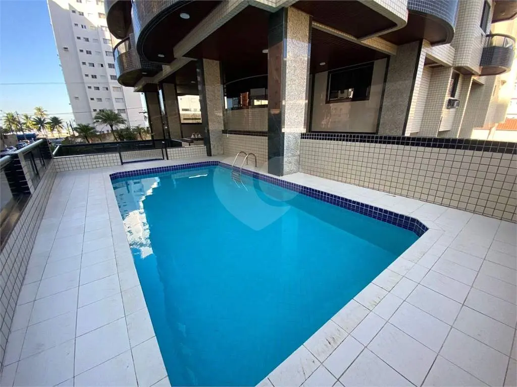 Apartamento para Venda em Praia Grande, Guilhermina, 1 dormitório, 1 suíte, 2 banheiros, 1 vaga