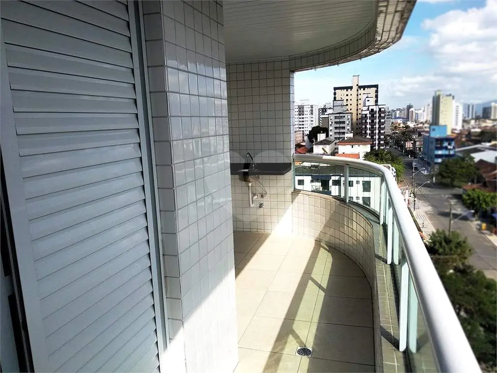 Apartamento para Venda em Praia Grande, Guilhermina, 3 dormitórios, 1 suíte, 2 banheiros, 2 vagas