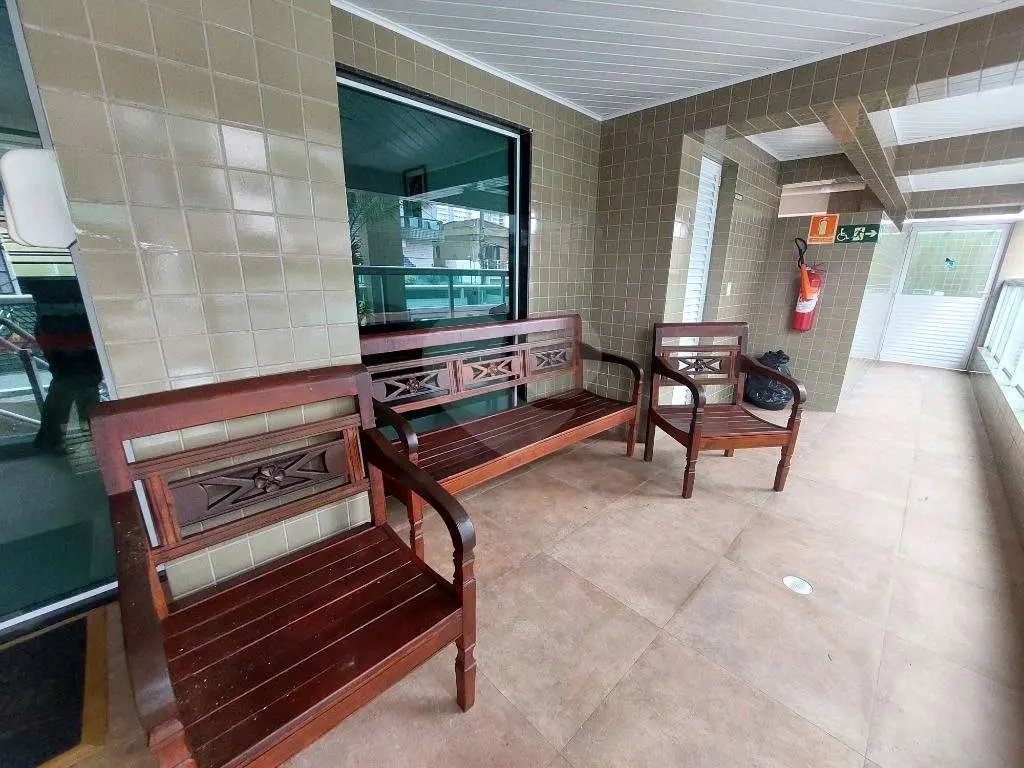 Apartamento para Venda em Praia Grande, Vila Guilhermina, 2 dormitórios, 1 suíte, 2 banheiros, 1 vaga