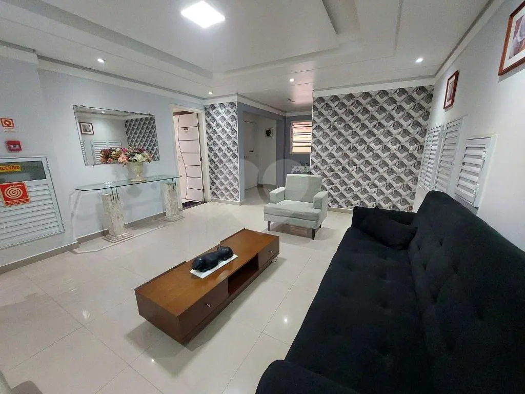 Apartamento para Venda em Praia Grande, Vila Guilhermina, 2 dormitórios, 1 suíte, 2 banheiros, 1 vaga
