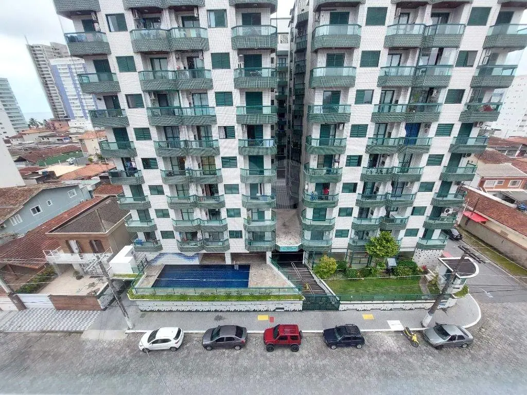 Apartamento para Venda em Praia Grande, Vila Guilhermina, 2 dormitórios, 1 suíte, 2 banheiros, 1 vaga