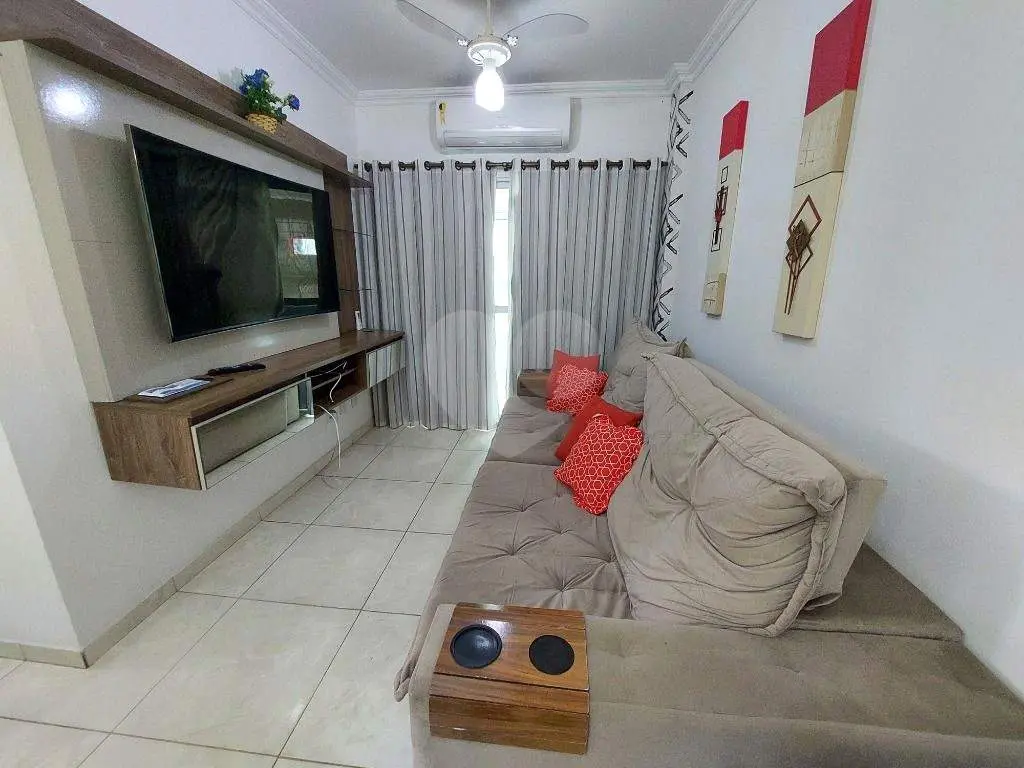 Apartamento para Venda em Praia Grande, Vila Guilhermina, 2 dormitórios, 1 suíte, 2 banheiros, 1 vaga