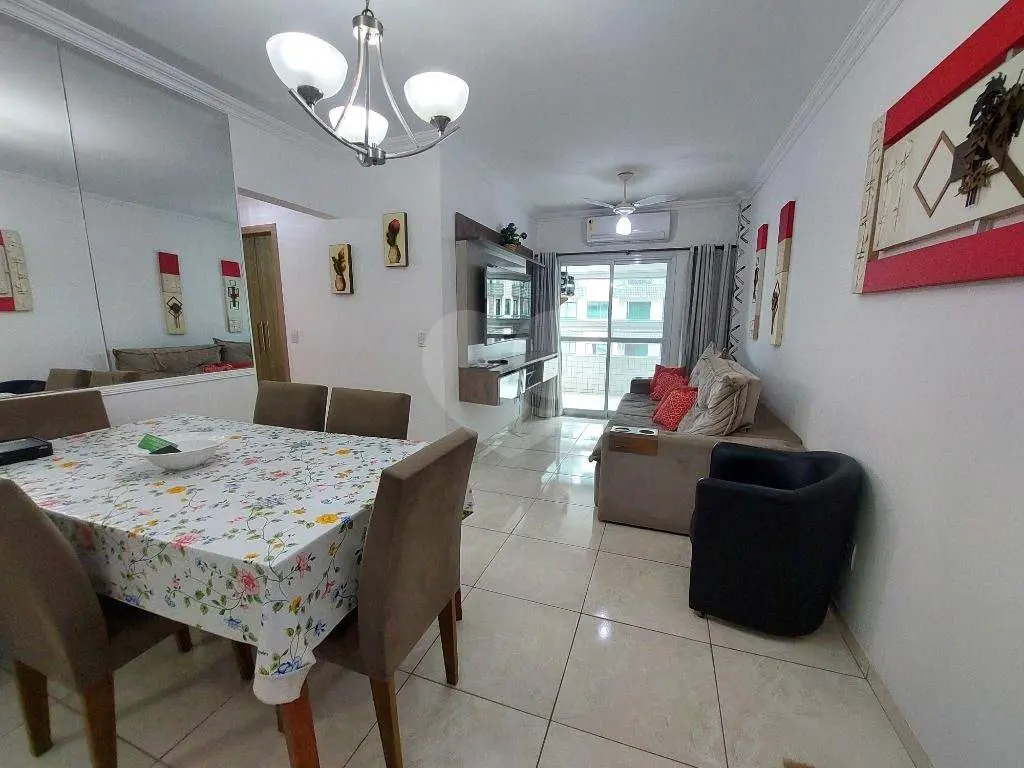 Apartamento para Venda em Praia Grande, Vila Guilhermina, 2 dormitórios, 1 suíte, 2 banheiros, 1 vaga