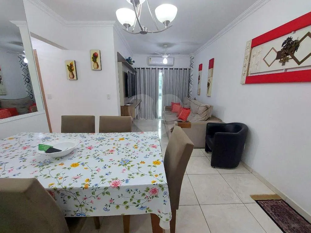 Apartamento para Venda em Praia Grande, Vila Guilhermina, 2 dormitórios, 1 suíte, 2 banheiros, 1 vaga