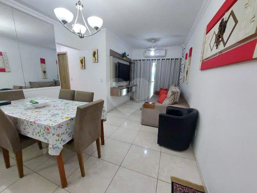 Apartamento para Venda em Praia Grande, Vila Guilhermina, 2 dormitórios, 1 suíte, 2 banheiros, 1 vaga