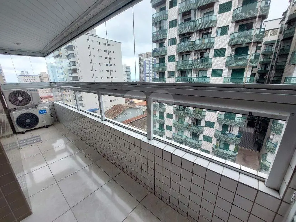 Apartamento para Venda em Praia Grande, Vila Guilhermina, 2 dormitórios, 1 suíte, 2 banheiros, 1 vaga