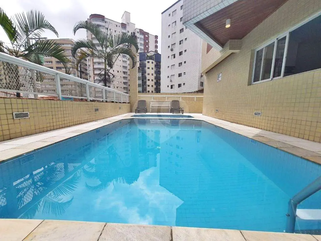 Apartamento para Venda em Praia Grande, Vila Guilhermina, 2 dormitórios, 1 suíte, 2 banheiros, 1 vaga