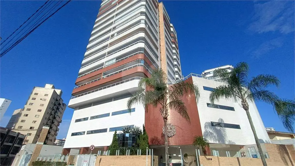 Apartamento para Venda em Praia Grande, Vila Guilhermina, 1 dormitório, 1 suíte, 2 banheiros, 1 vaga