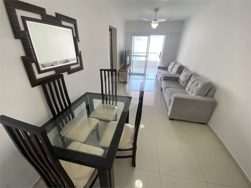 Apartamento para Venda em Praia Grande, Vila Guilhermina, 2 dormitórios, 1 suíte, 2 banheiros, 2 vagas