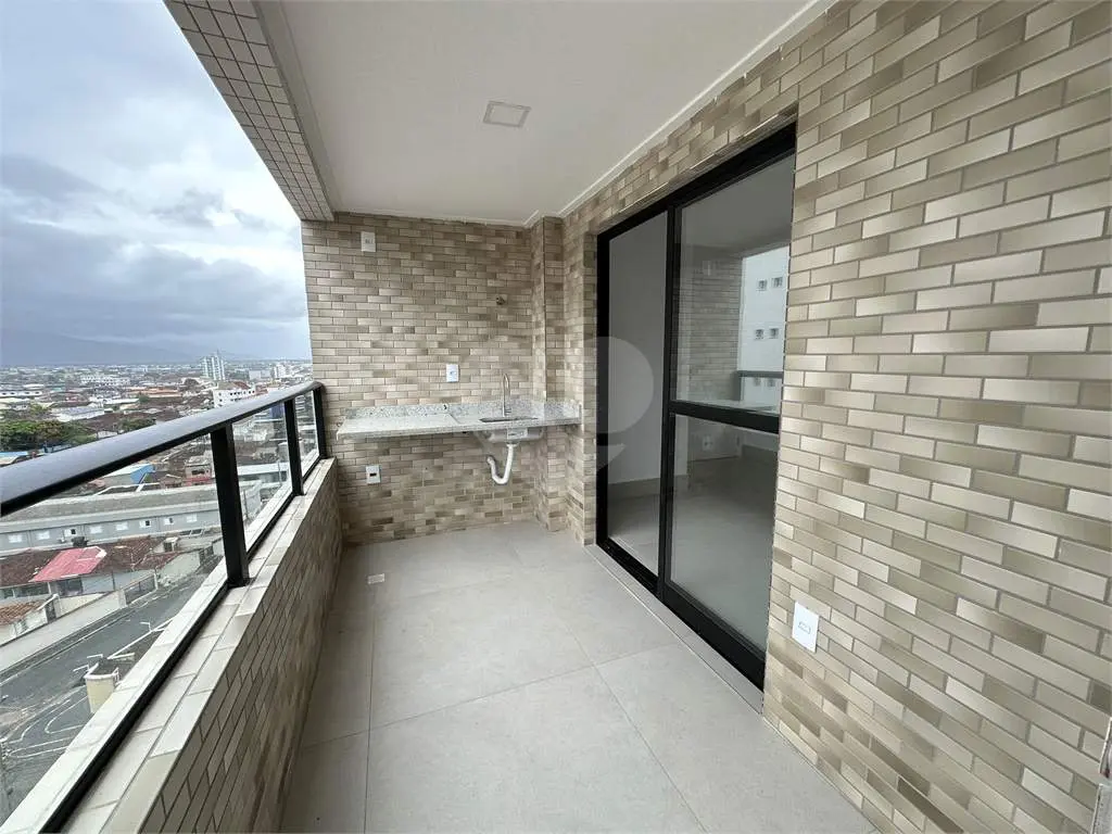 Apartamento para Venda em Praia Grande, Caiçara, 1 dormitório, 1 suíte, 1 banheiro, 1 vaga