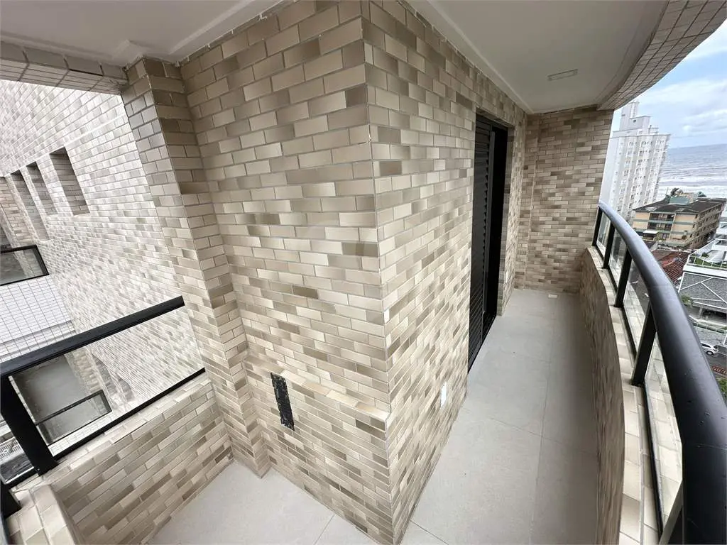 Apartamento para Venda em Praia Grande, Caiçara, 1 dormitório, 1 suíte, 1 banheiro, 1 vaga