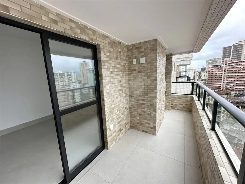 Apartamento para Venda em Praia Grande, Caiçara, 1 dormitório, 1 suíte, 1 banheiro, 1 vaga