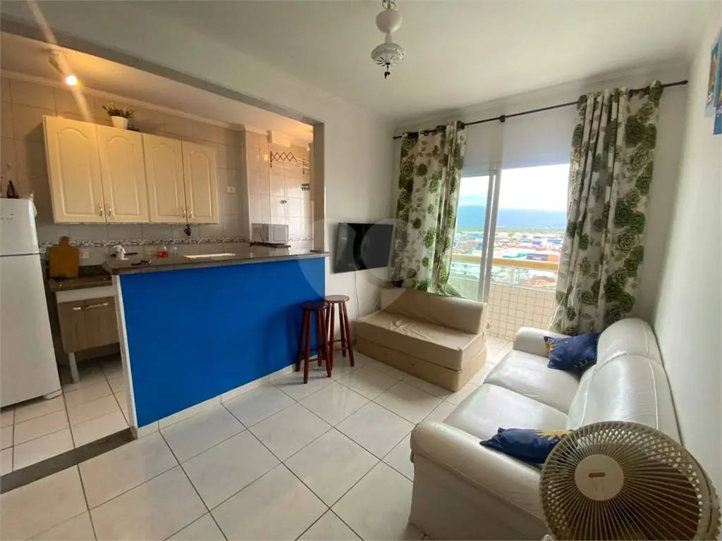 Apartamento para Venda em Praia Grande, Tupi, 1 dormitório, 1 banheiro, 1 vaga