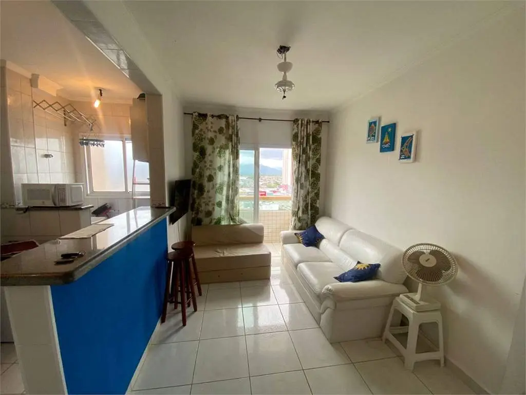 Apartamento para Venda em Praia Grande, Tupi, 1 dormitório, 1 banheiro, 1 vaga