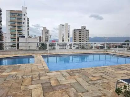 Apartamento para Locação em Praia Grande, Tupi, 2 dormitórios, 1 suíte, 1 banheiro, 2 vagas