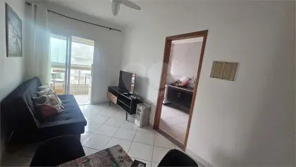 Apartamento para Venda em Praia Grande, Campo aviação, 1 dormitório, 1 banheiro, 1 vaga