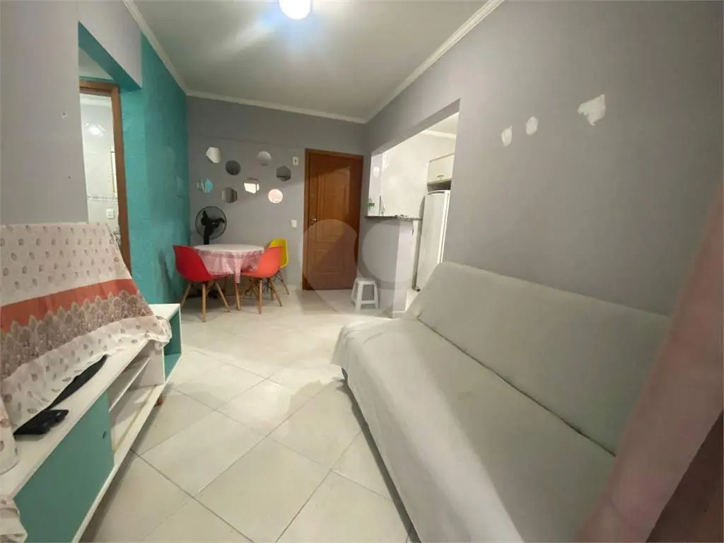 Apartamento para Venda em Praia Grande, Campo aviação, 1 dormitório, 1 banheiro, 1 vaga