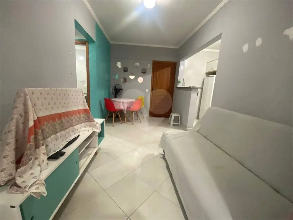 Apartamento para Venda em Praia Grande, Campo aviação, 1 dormitório, 1 banheiro, 1 vaga
