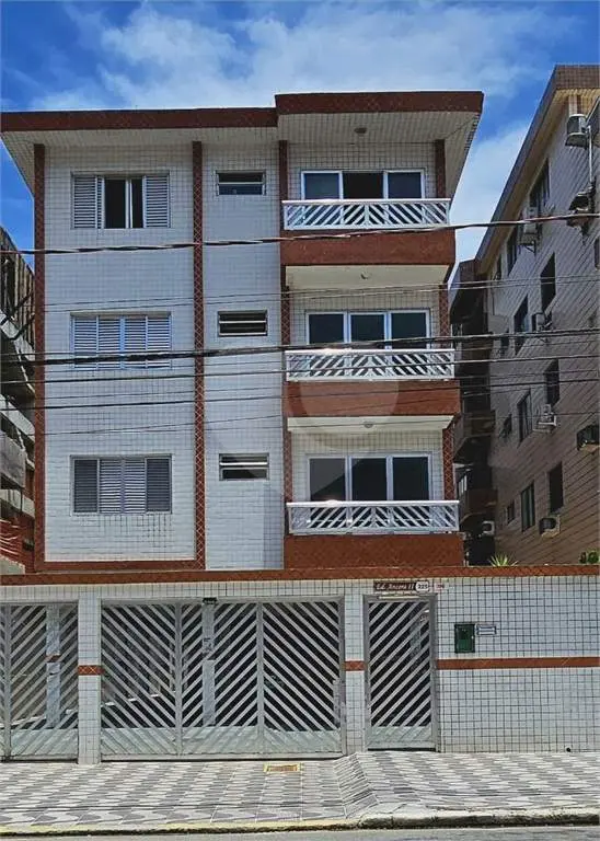 Apartamento para Venda em Praia Grande, Guilhermina, 1 dormitório, 1 banheiro, 1 vaga