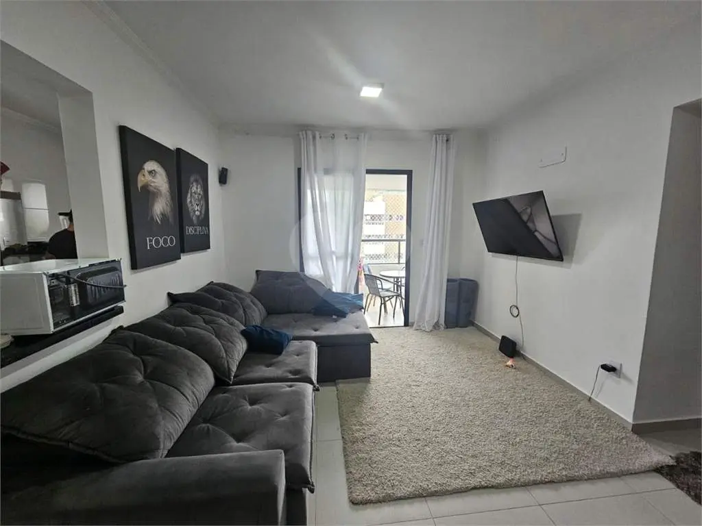 Apartamento para Venda em Praia Grande, Forte, 2 dormitórios, 1 suíte, 2 banheiros, 1 vaga