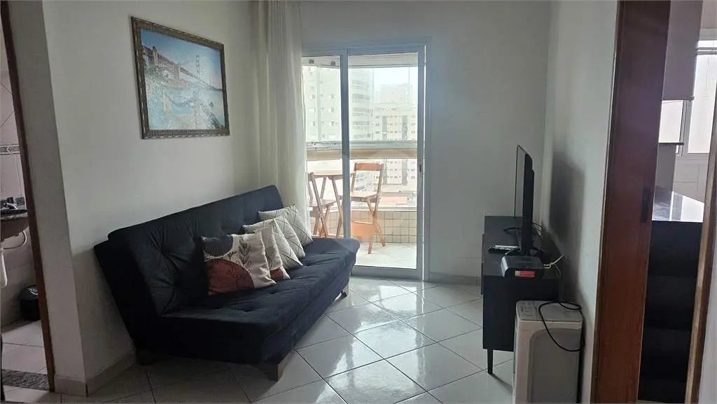 Apartamento para Venda em Praia Grande, Campo aviação, 1 dormitório, 1 banheiro, 1 vaga