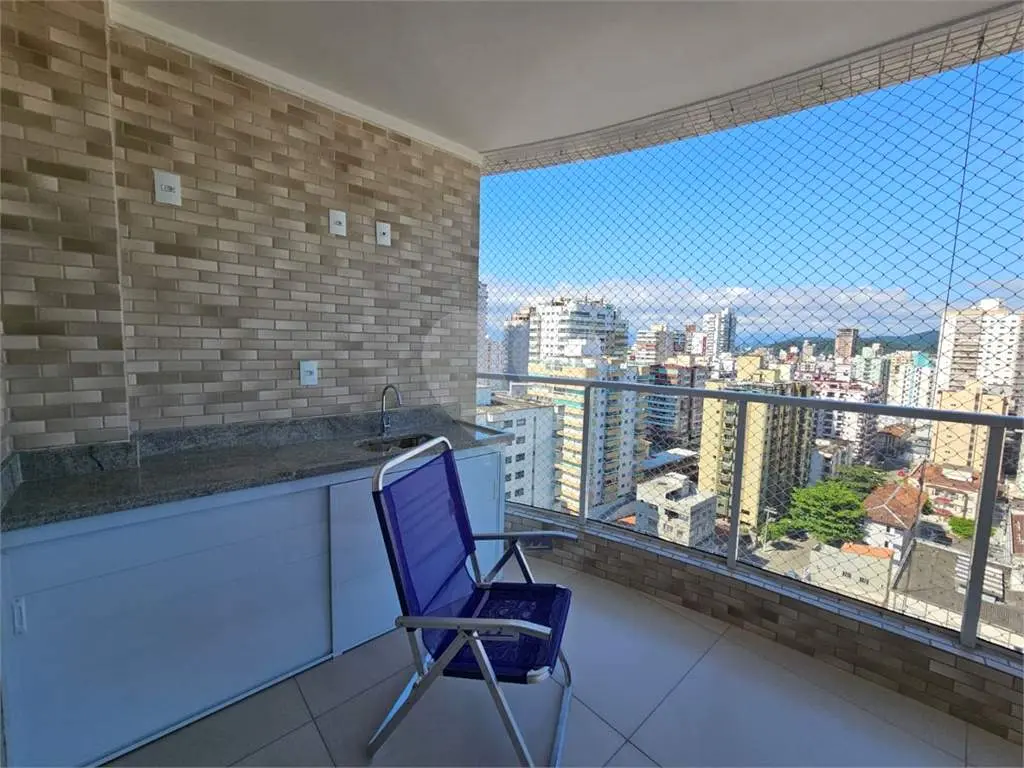 Apartamento para Venda em Praia Grande, Guilhermina, 3 dormitórios, 3 suítes, 3 banheiros, 2 vagas