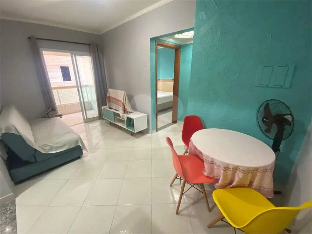Apartamento para Venda em Praia Grande, Campo aviação, 1 dormitório, 1 banheiro, 1 vaga