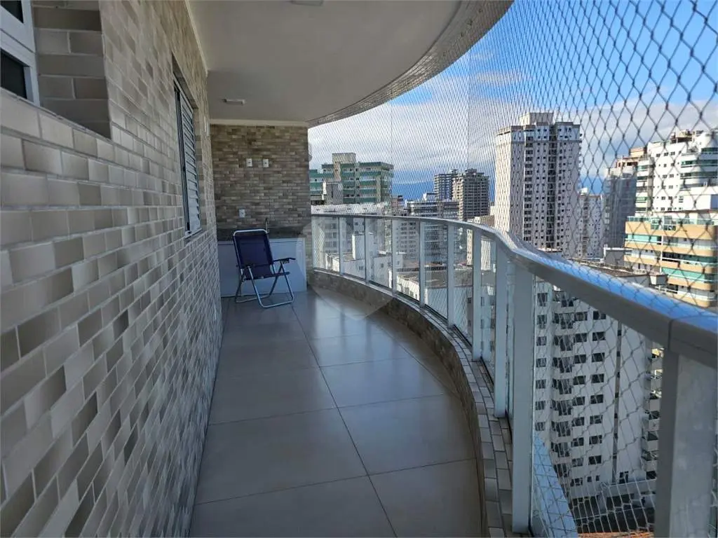 Apartamento para Venda em Praia Grande, Guilhermina, 3 dormitórios, 3 suítes, 3 banheiros, 2 vagas