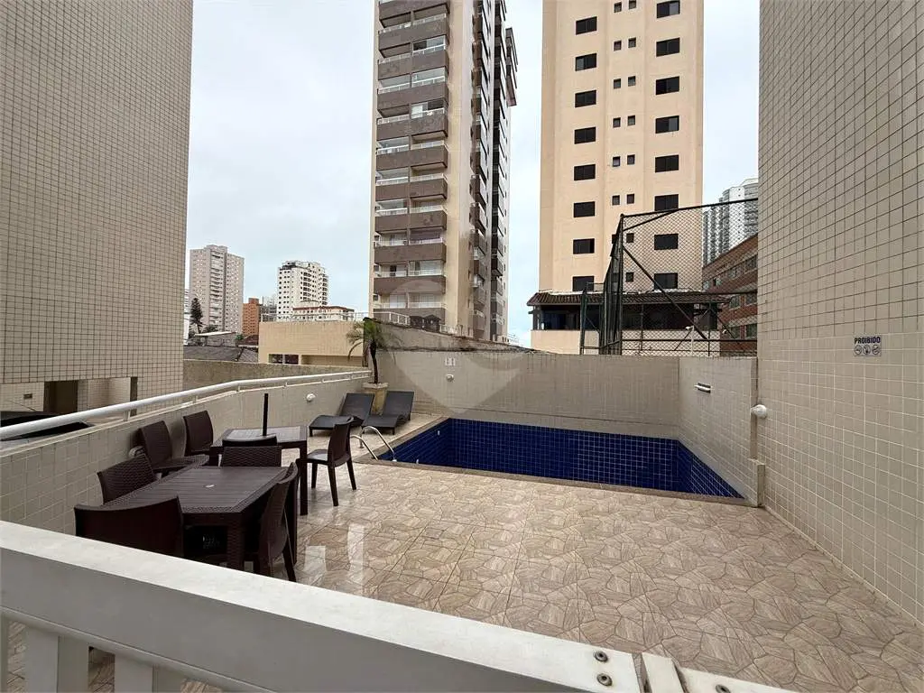 Apartamento para Venda em Praia Grande, Aviação, 1 dormitório, 1 banheiro, 1 vaga
