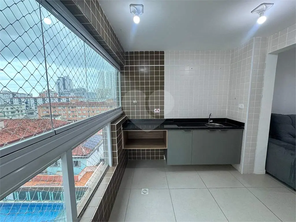 Apartamento para Venda em Praia Grande, Forte, 2 dormitórios, 1 suíte, 2 banheiros, 1 vaga