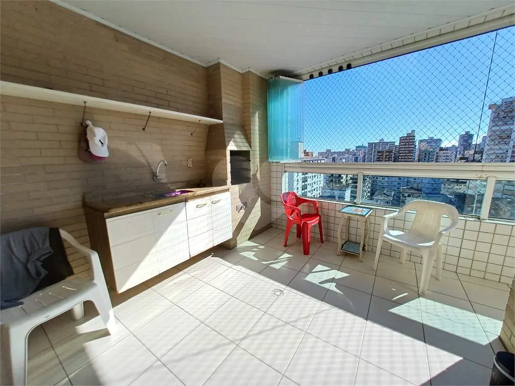 Apartamento para Venda em Praia Grande, Guilhermina, 3 dormitórios, 1 suíte, 2 banheiros, 1 vaga