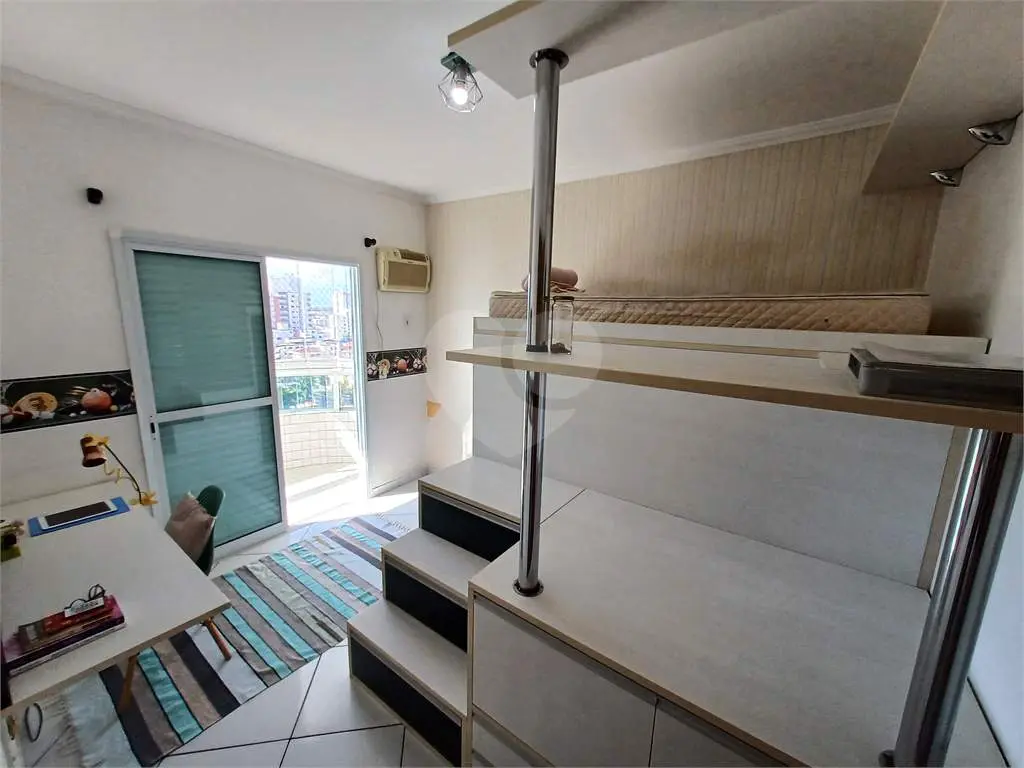 Apartamento para Venda em Praia Grande, Guilhermina, 3 dormitórios, 1 suíte, 2 banheiros, 1 vaga